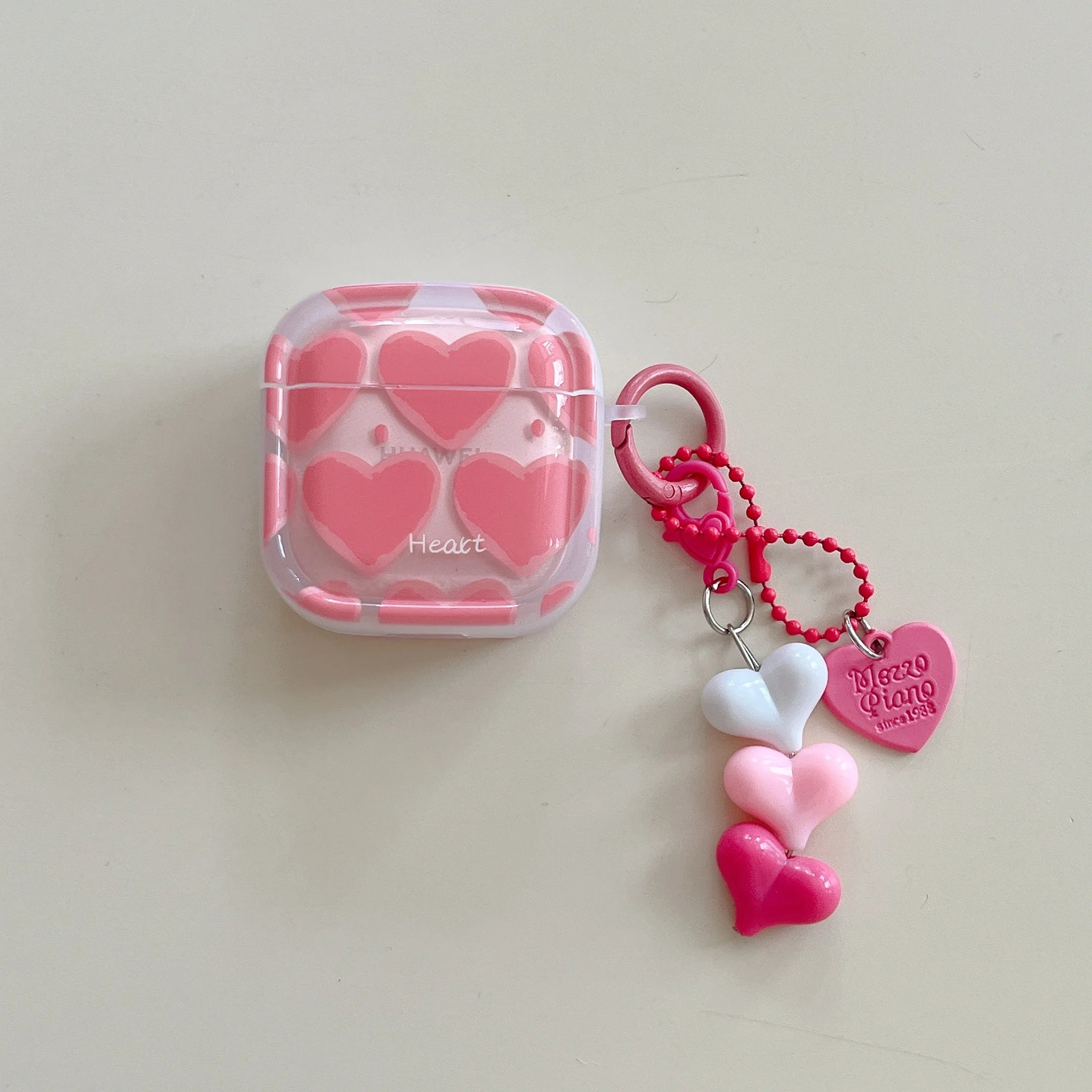 Love Heart Case for HUAWEI FreeBuds 7i 5i 6i 5 4i Protective headset Cover for FreeClip Free Buds Pro 2 3 4 Pro2 Pro3 Pro4 SE3