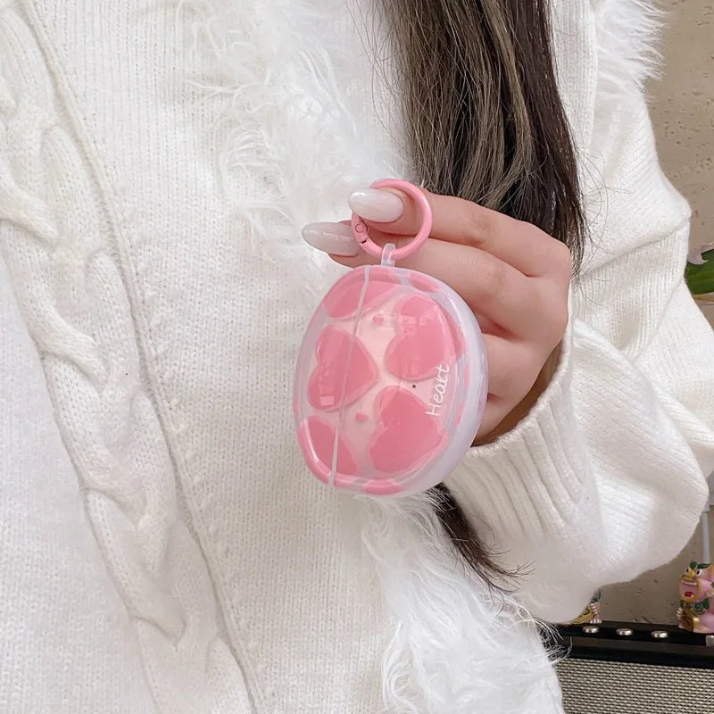 Love Heart Case for HUAWEI FreeBuds 7i 5i 6i 5 4i Protective headset Cover for FreeClip Free Buds Pro 2 3 4 Pro2 Pro3 Pro4 SE3